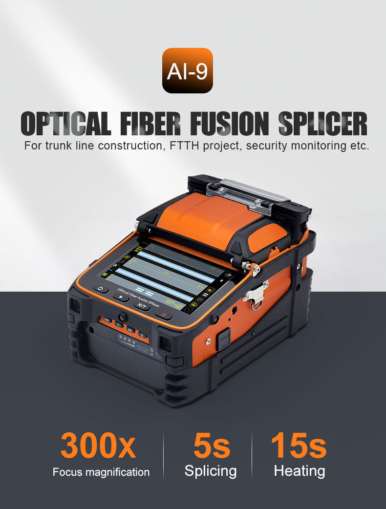 AI-9 optical fiber fusion splicer