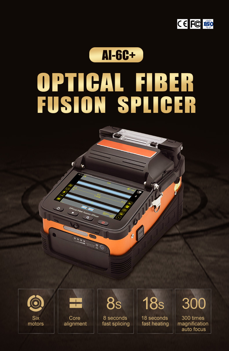 AI-6C+ optical fiber fusion splicer