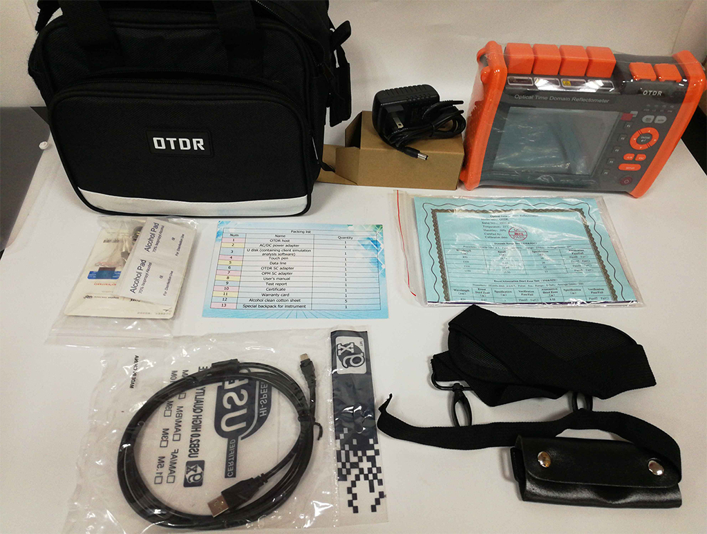 OTDR toolkit display