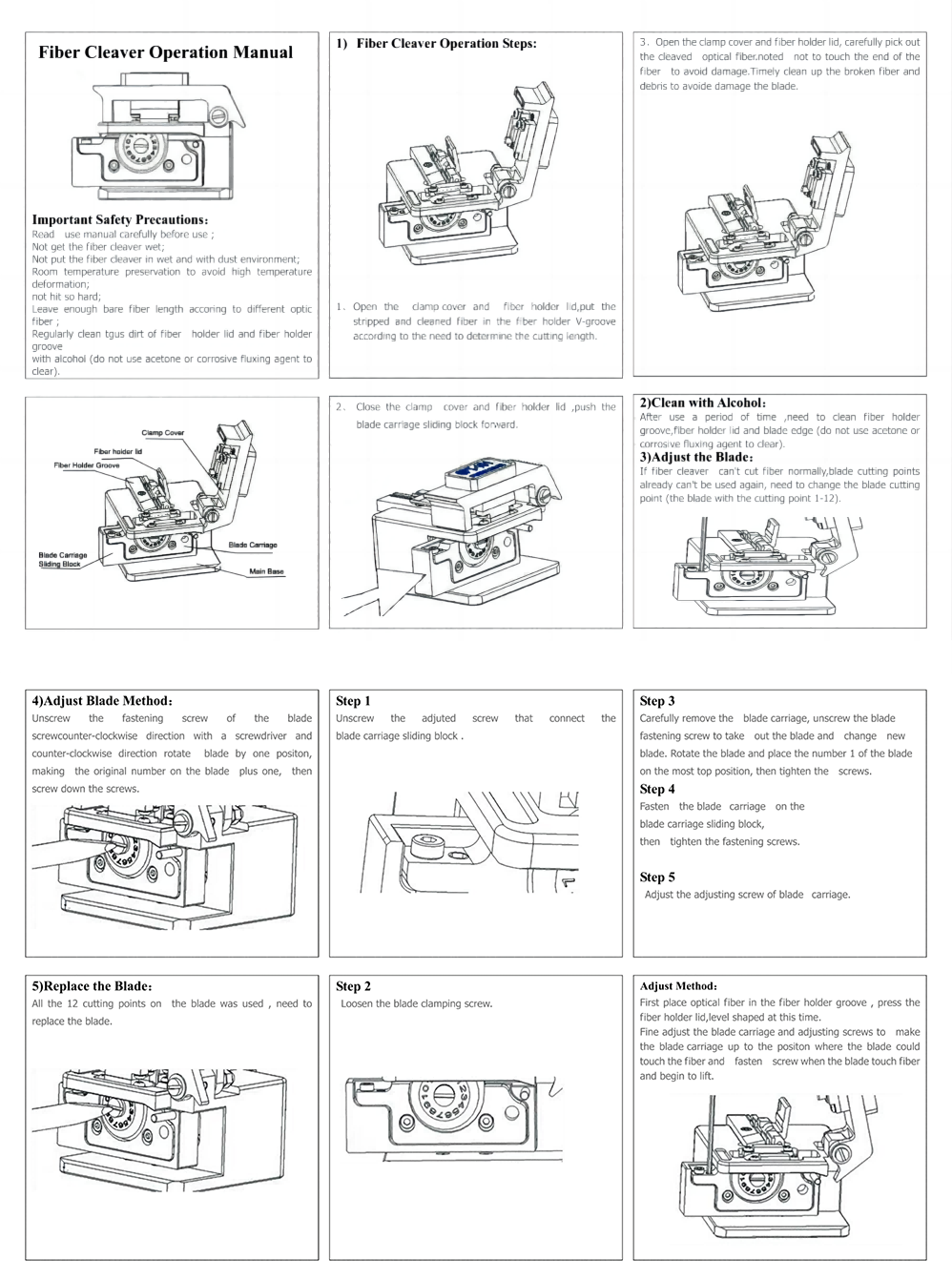 How to use fiber optic cleaver correctly?
